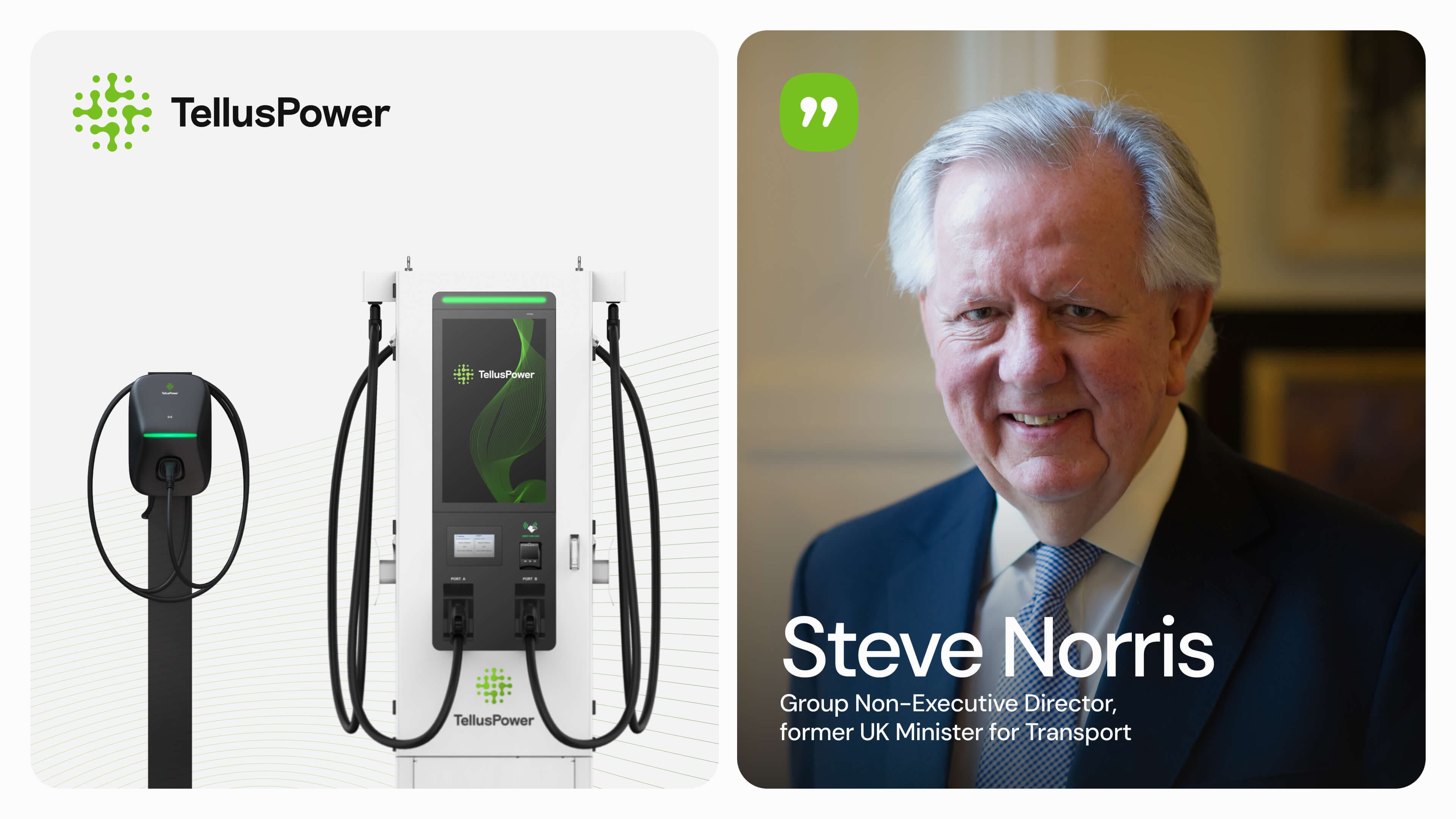 Former UK Transport Minister Steve Norris Joins the Board of Directors of Tellus Power Globe Holding Limited