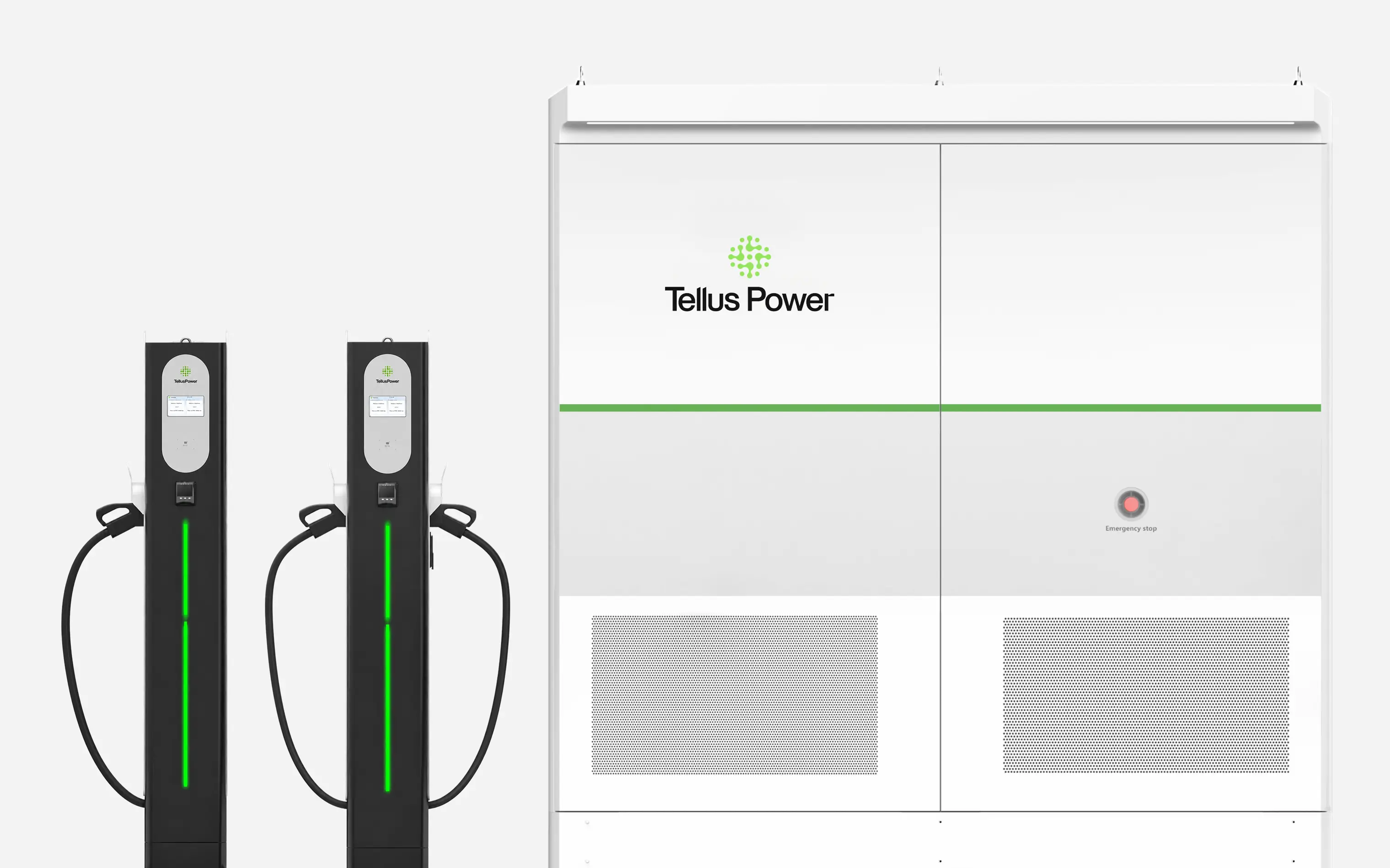 Carregador Tipo Split (Distribuído), Resfriamento líquido - 480kW — 1.2MW - Montagem de Piso