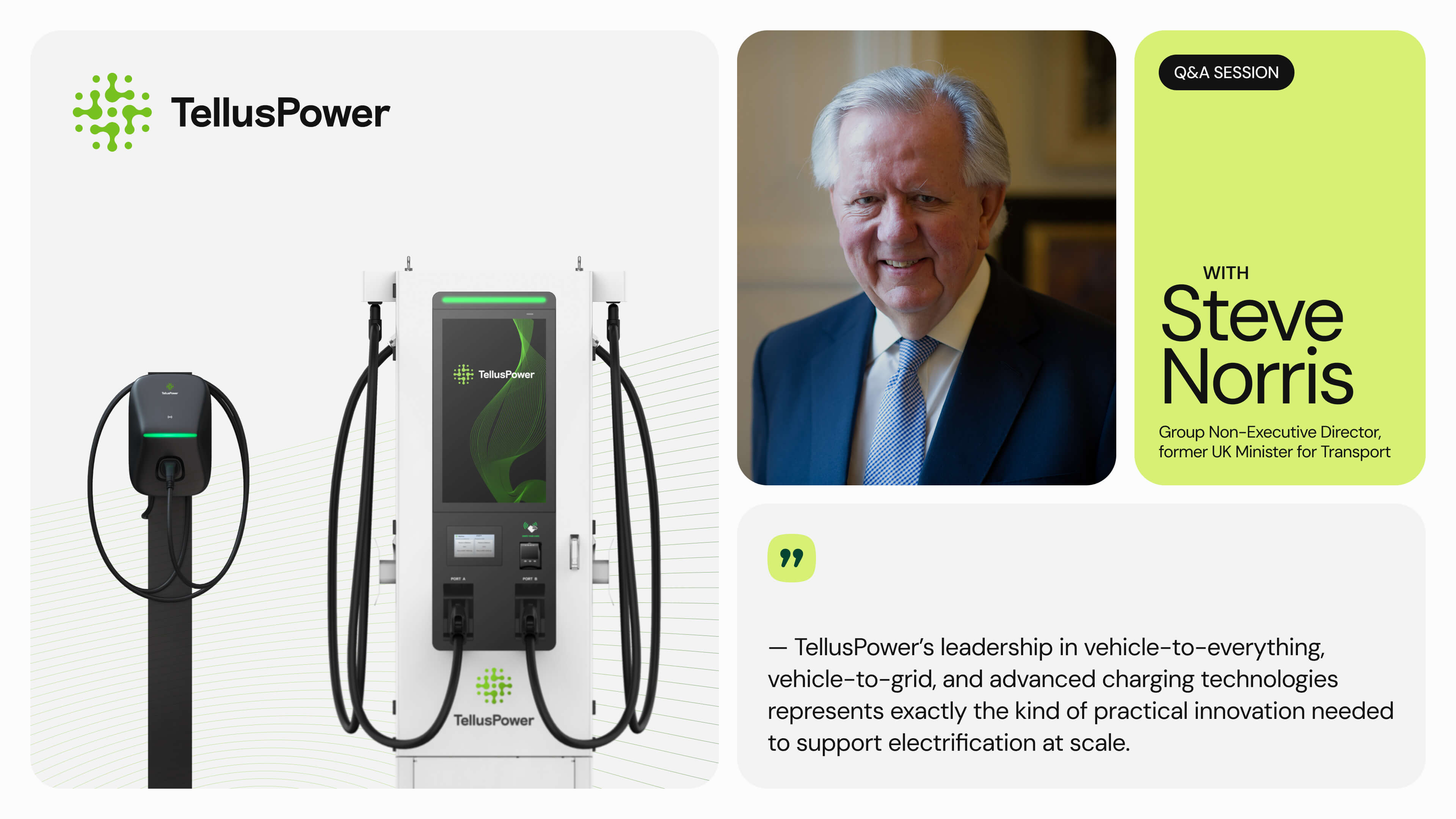 Meet Tellus Power's New Global Non-Executive Director:  Steve Norris, EFRICS, FICE, FCILT, FCIHT