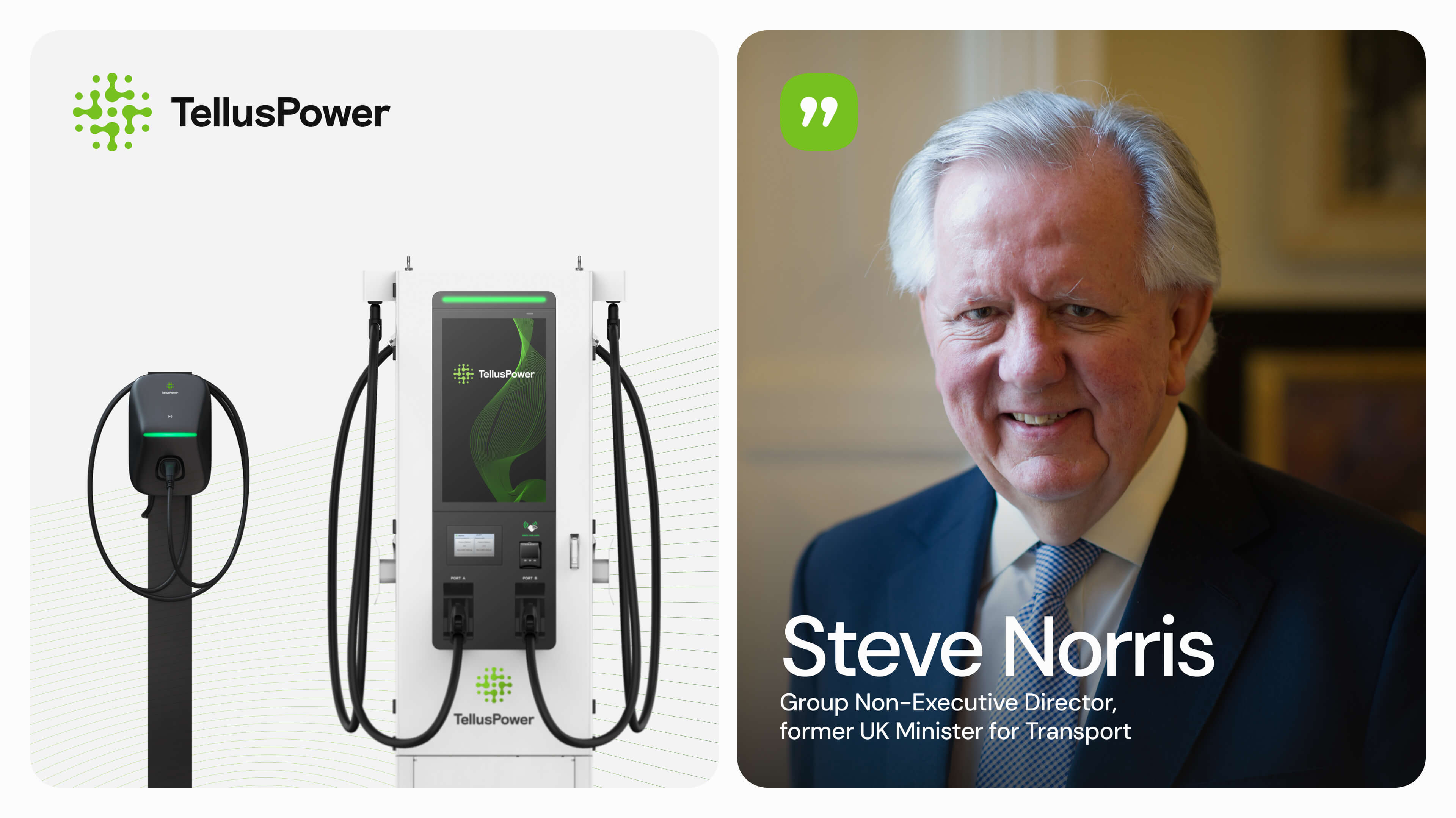 Former UK Transport Minister Steve Norris Joins the Board of Directors of Tellus Power Globe Holding Limited